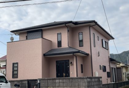姶良市御物件様邸外壁塗装工事