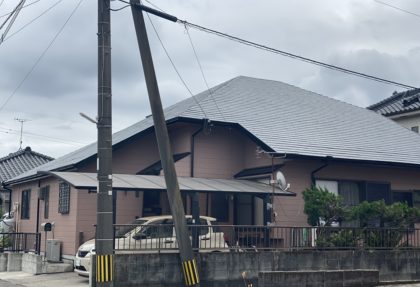 姶良市御物件様邸外壁塗装、屋根塗装工事