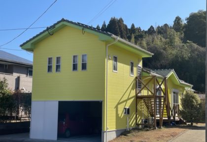 姶良市御物件様邸外壁塗装工事