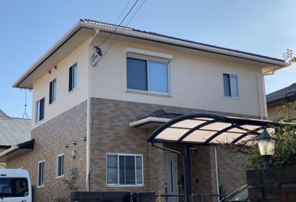 姶良市御物件様邸外壁塗装工事