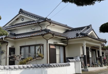 出水市御物件様邸外壁塗装工事