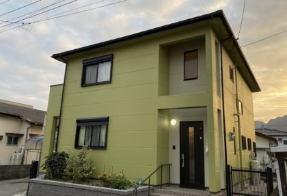 姶良市御物件様邸外壁塗装、屋根塗装工事