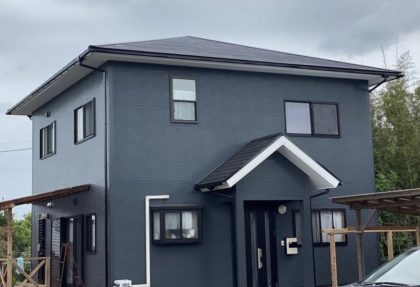 出水市御物件様邸外壁塗装、屋根塗装工事