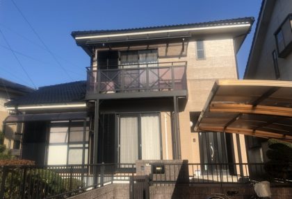 鹿児島市御物件様邸外壁塗装、屋根塗装工事