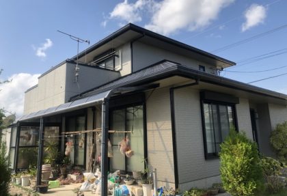 南九州市御物件様邸外壁塗装工事、屋根塗装工事