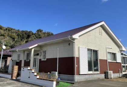 指宿市御物件様邸外壁塗装、屋根塗装工事