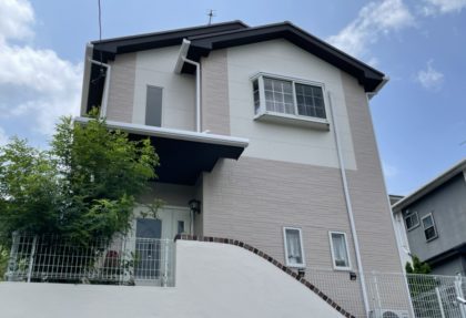 鹿児島市御物件様邸外壁、屋根塗装工事