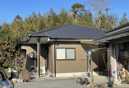 伊佐市御物件様邸外壁塗装工事