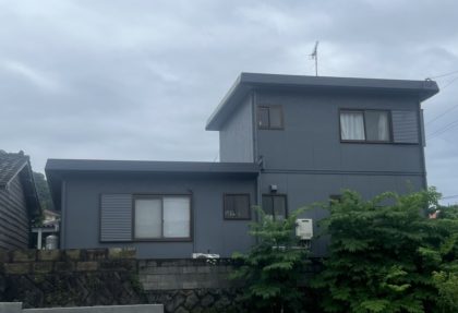 指宿市御物件様邸外壁塗装、屋根塗装工事