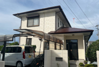霧島市御物件様邸外壁塗装、屋根塗装工事