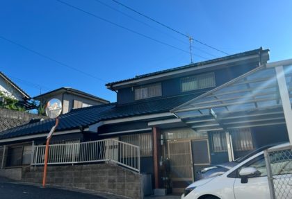 鹿児島市御物件様邸外壁塗装、屋根塗装工事