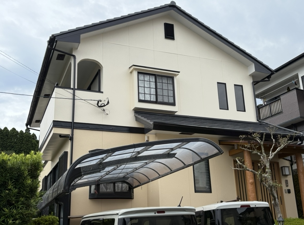 霧島市御物件様邸外壁塗装、屋根塗装工事