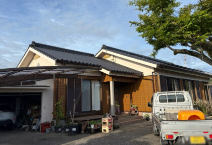 南さつま市御物件様邸外壁塗装、屋根塗装工事