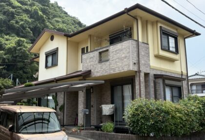 鹿児島市御物件様邸外壁塗装、屋根塗装工事