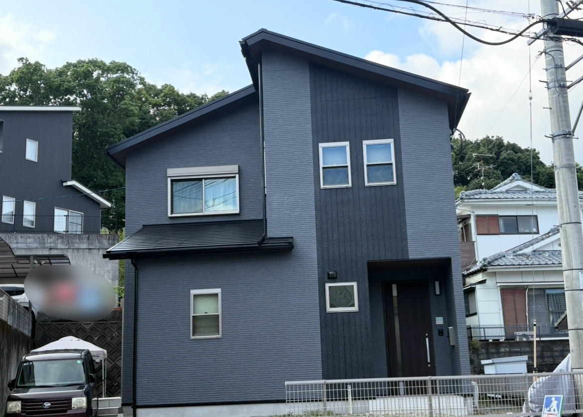 鹿児島市御物件様邸外壁塗装、屋根塗装工事