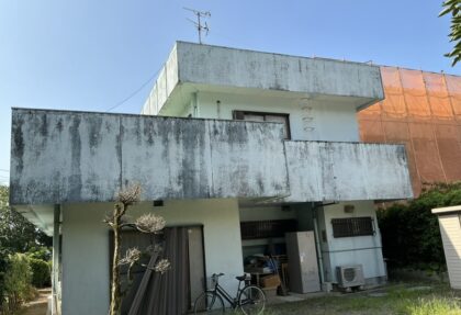 枕崎市御物件様邸外壁塗装、屋上防水工事