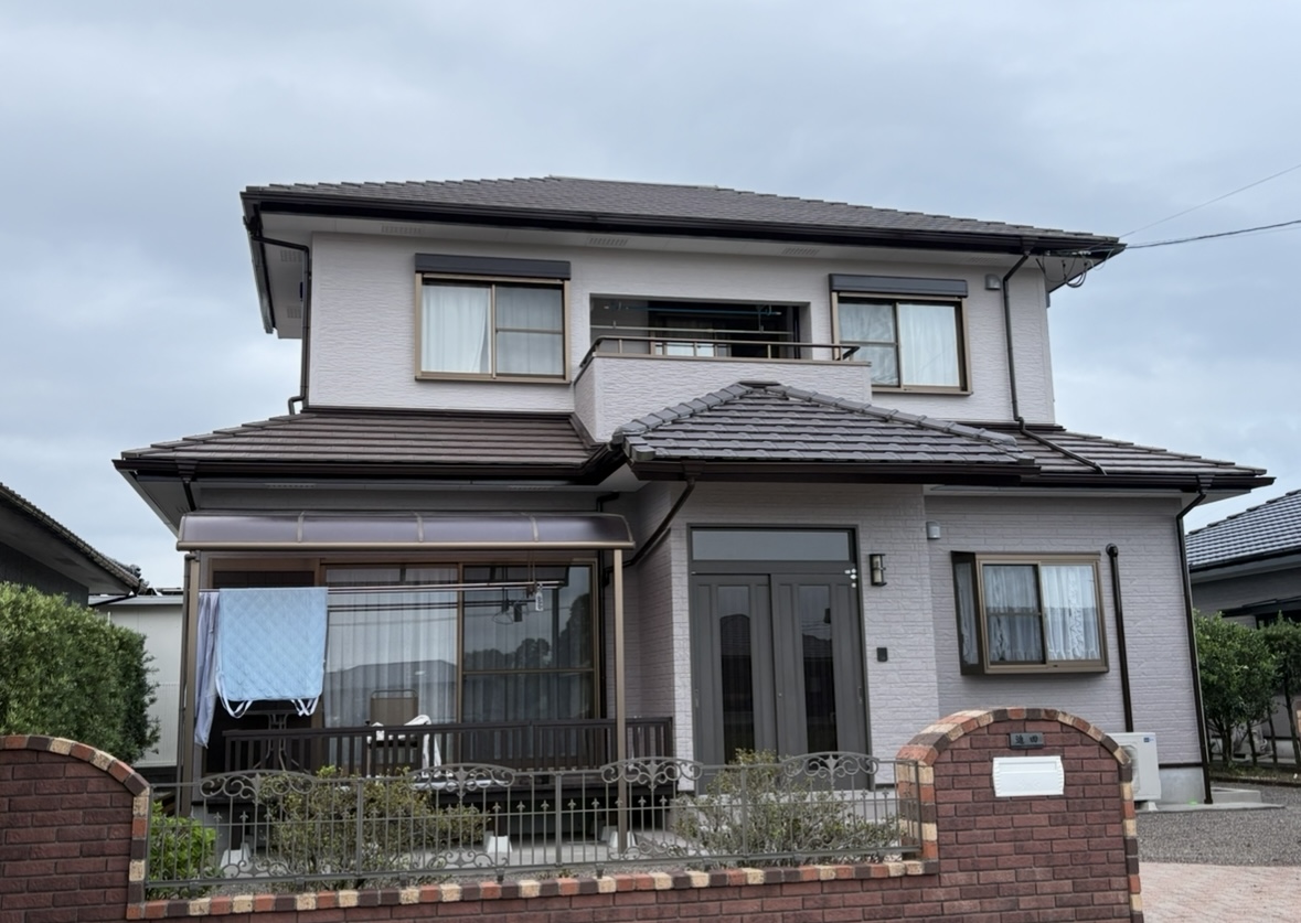 曽於市御物件様邸外壁塗装工事