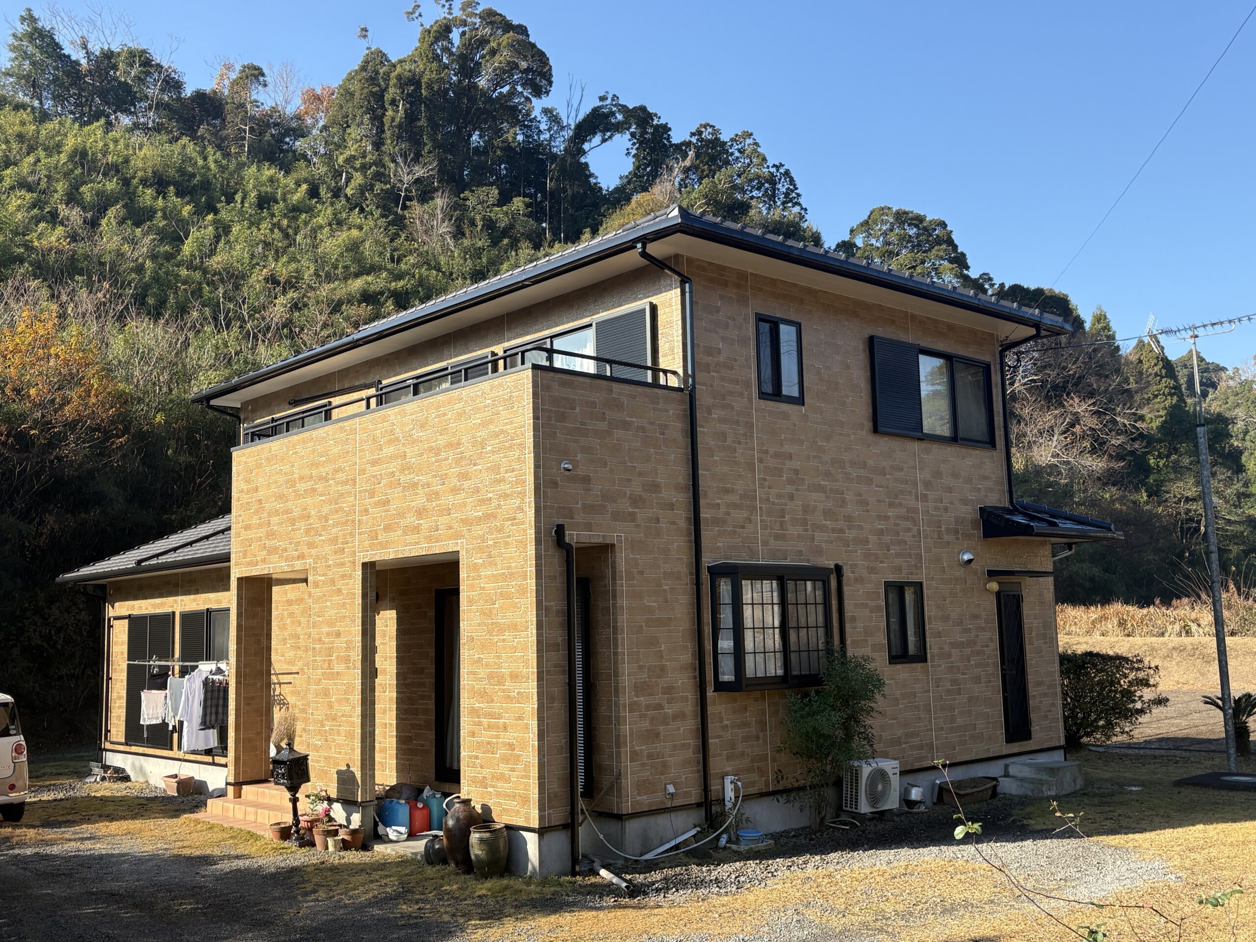 曽於市御物件様邸外壁塗装工事