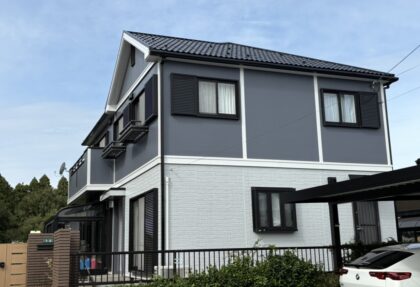 日置市御物件様邸外壁塗装、屋根塗装工事
