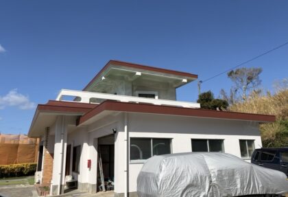 枕崎市御物件様邸外壁塗装、屋上防水工事