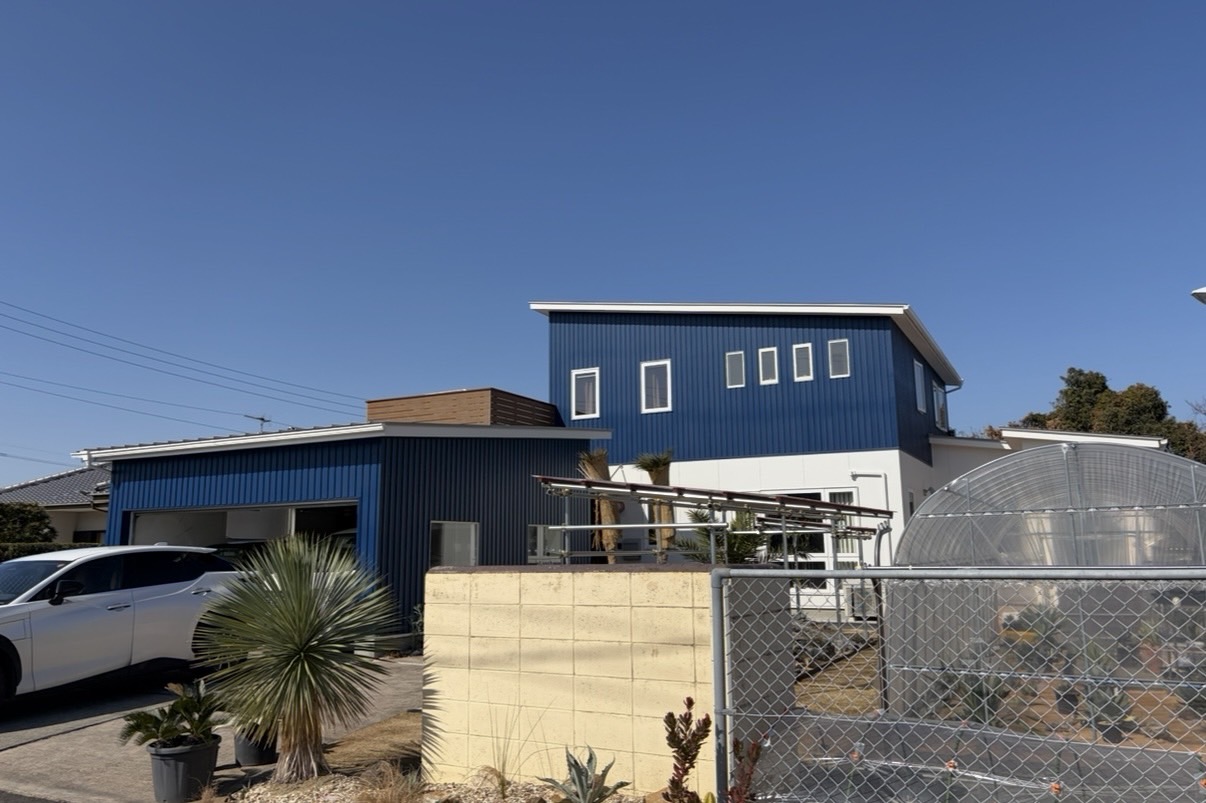 出水市御物件様邸外壁塗装、屋根塗装工事