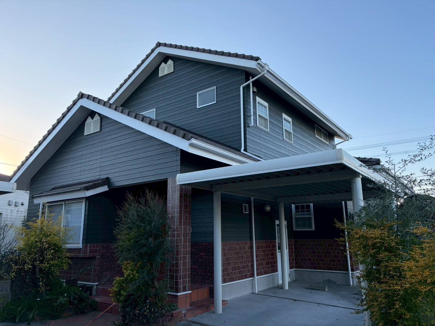 姶良市御物件様邸外壁塗装工事