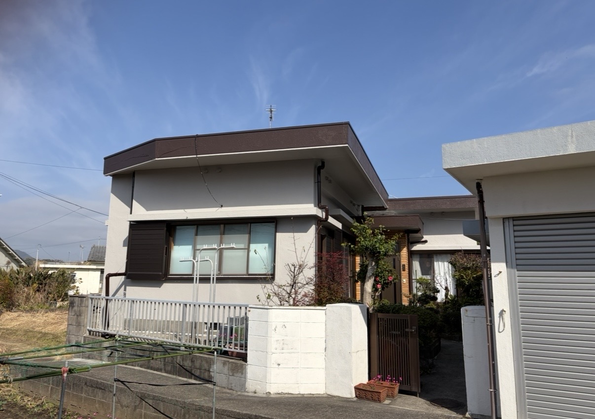 枕崎市御物件様邸外壁塗装、屋上防水工事