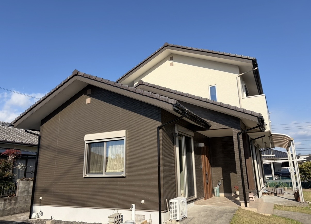 姶良市御物件様邸外壁塗装工事