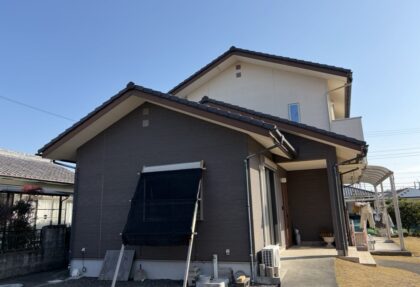 姶良市御物件様邸外壁塗装工事