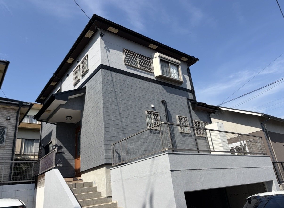 鹿児島市御物件様邸外壁塗装、屋根塗装工事