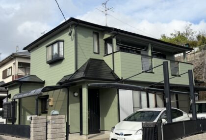 鹿児島市御物件様邸外壁塗装、屋根塗装工事