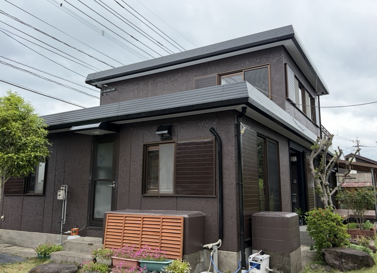 さつま町御物件様邸外壁塗装、屋根塗装工事