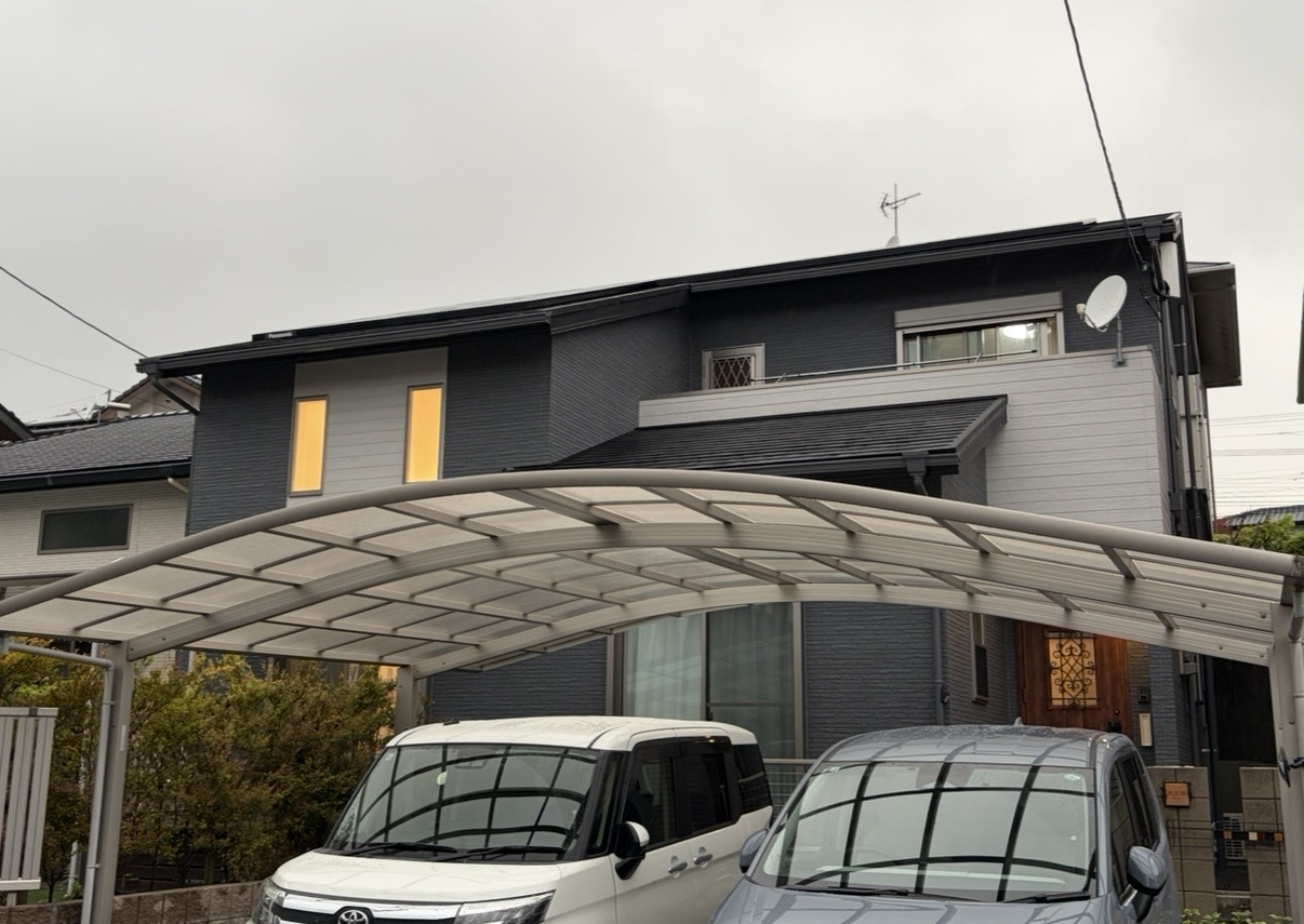鹿児島市御物件様邸外壁塗装、屋根塗装工事