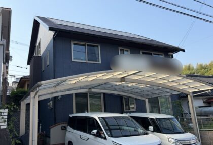 鹿児島市御物件様邸外壁塗装、屋根塗装工事