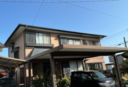 姶良市御物件様邸外壁塗装、屋根塗装工事