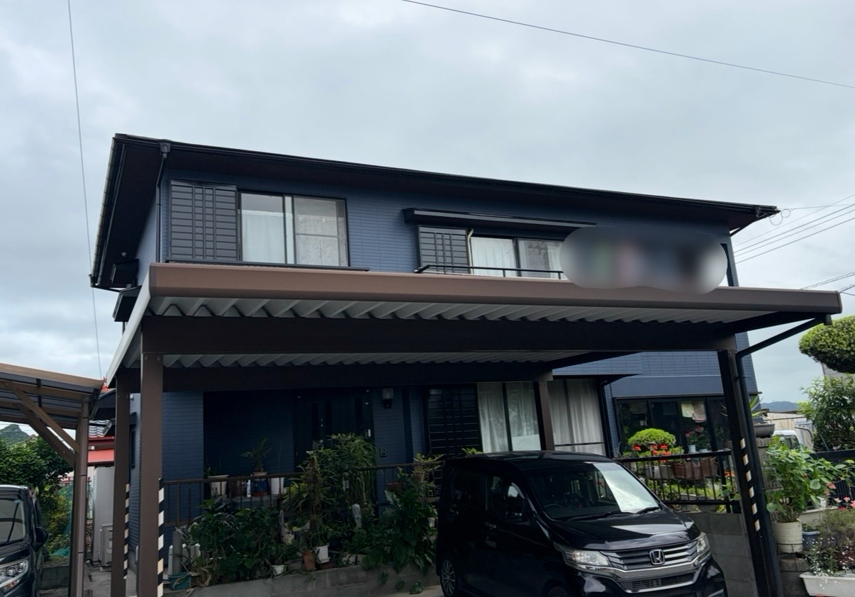 姶良市御物件様邸外壁塗装、屋根塗装工事