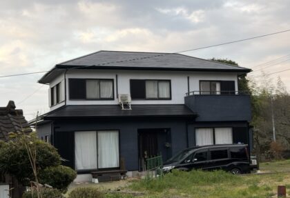 出水市御物件様邸外壁塗装、屋根塗装工事