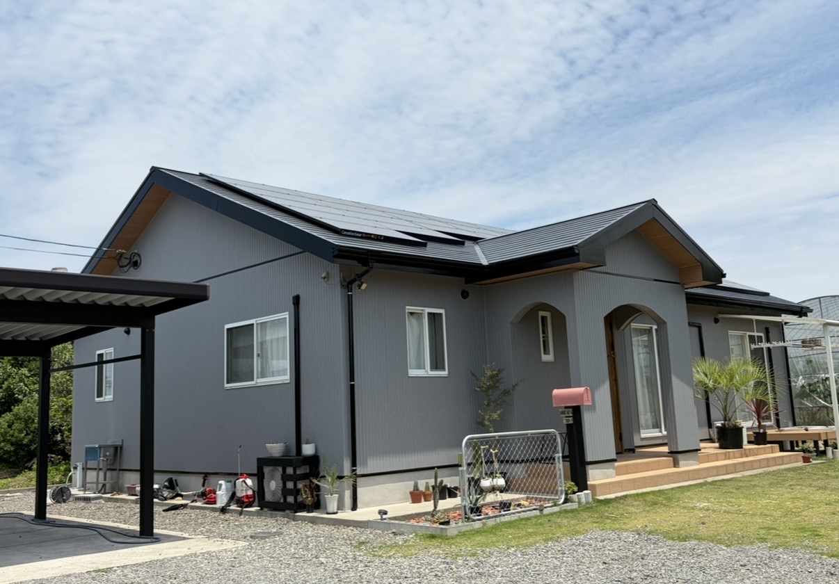 出水市御物件様邸外壁塗装、屋根塗装工事