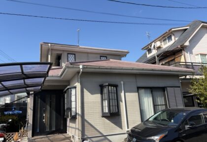 鹿児島市御物件様邸外壁塗装、屋根塗装工事