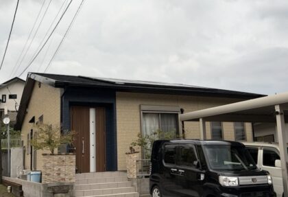 姶良市御物件様邸外壁塗装、屋根塗装工事