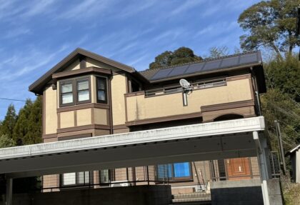 さつま町御物件様邸外壁塗装、屋根塗装工事